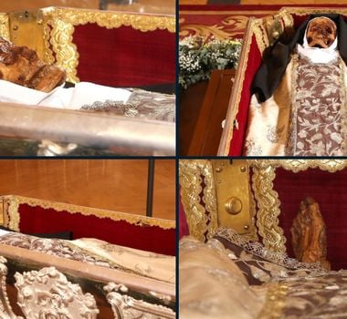 Imagem - Corpo de santa morta no século XVI é exibido pela primeira vez ao público