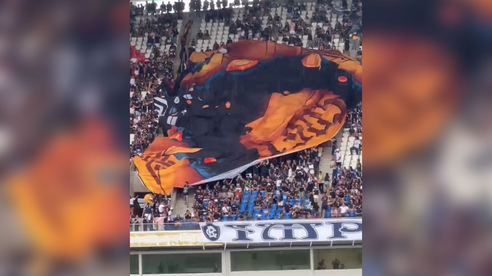 Chuva forte impede que torcida suba mosaico do Remo para clássico deste domingo (11) -