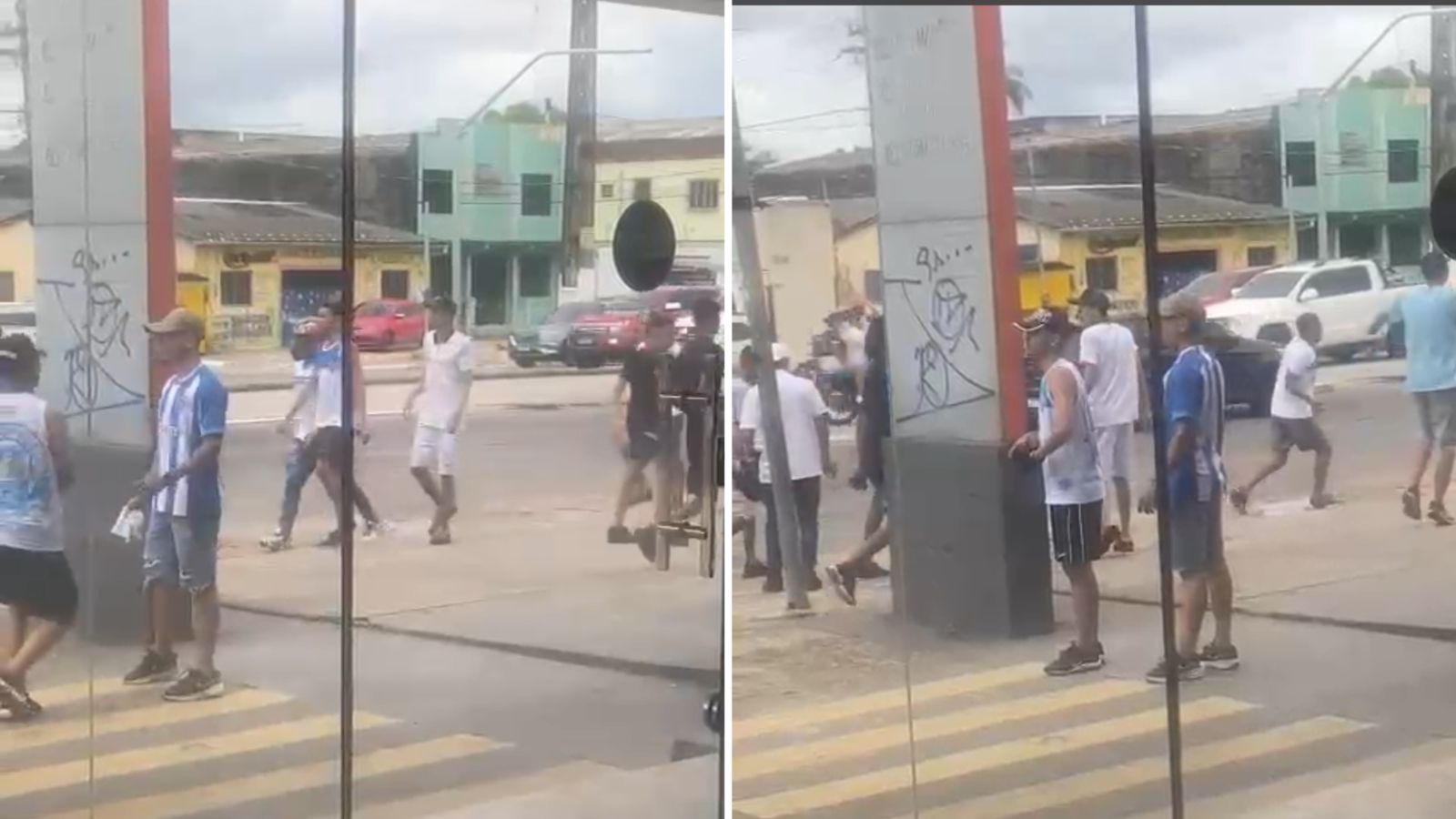 Imagem - Vídeo: briga entre organizadas de Remo e Paysandu assusta motoristas em Belém