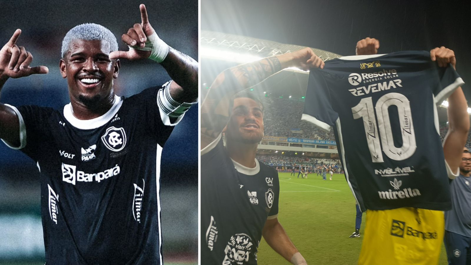 Internado com trauma craniano, Jaderson é homenageado por jogadores durante festa da vitória do Remo no Parazão - 2025