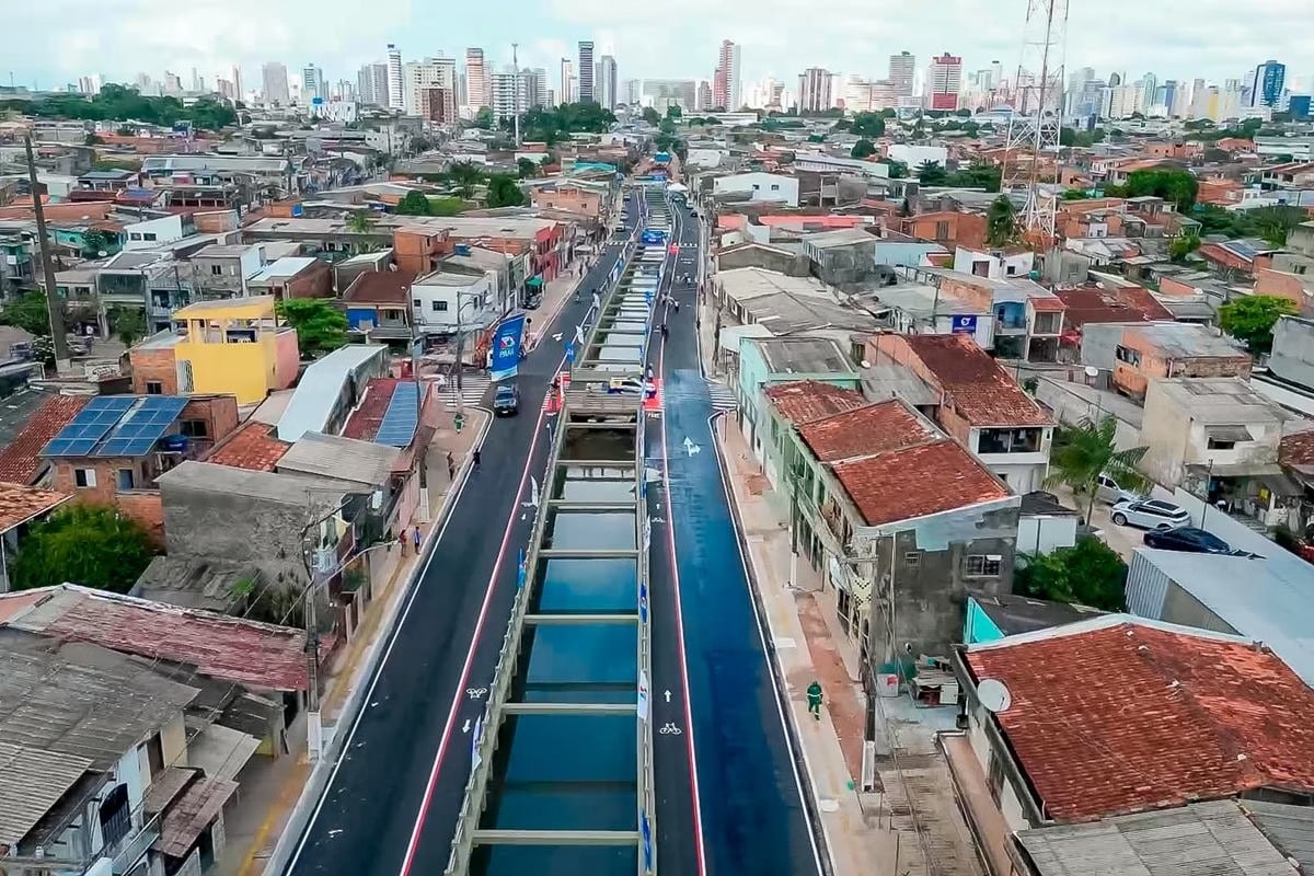 Canais restaurados, em Belém