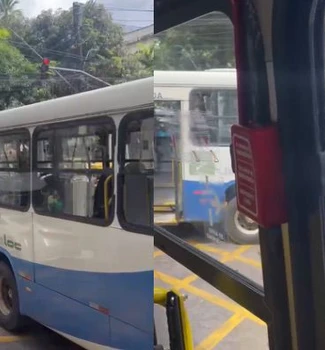 Imagem - Ônibus no 'prego' complica o trânsito na Avenida José Malcher; acompanhe
