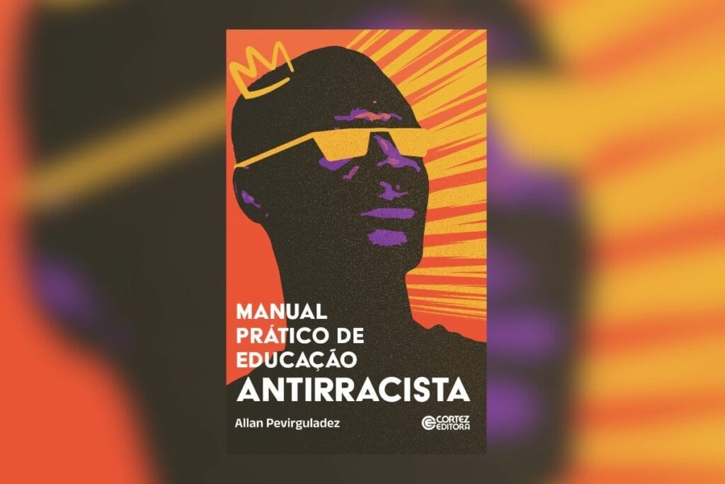 No livro &#8220;Manual prático de educação antirracista&#8221;, o autor traz formas de estimular uma sociedade mais inclusiva e igual para todos (Imagem: Reprodução digital | Cortez Editora)