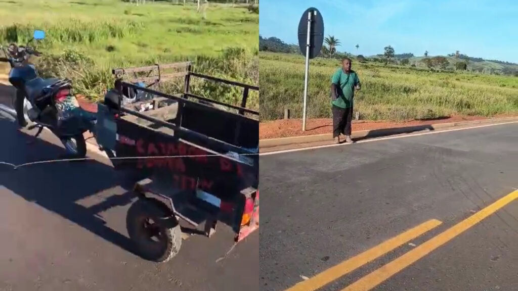 Imagem - Vídeo: motoristas denunciam prática que facilita assaltos em estradas do Pará com uso de arames