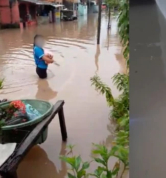 Imagem - Chuva intensa deixa vários pontos de alagamento em Belém; assista