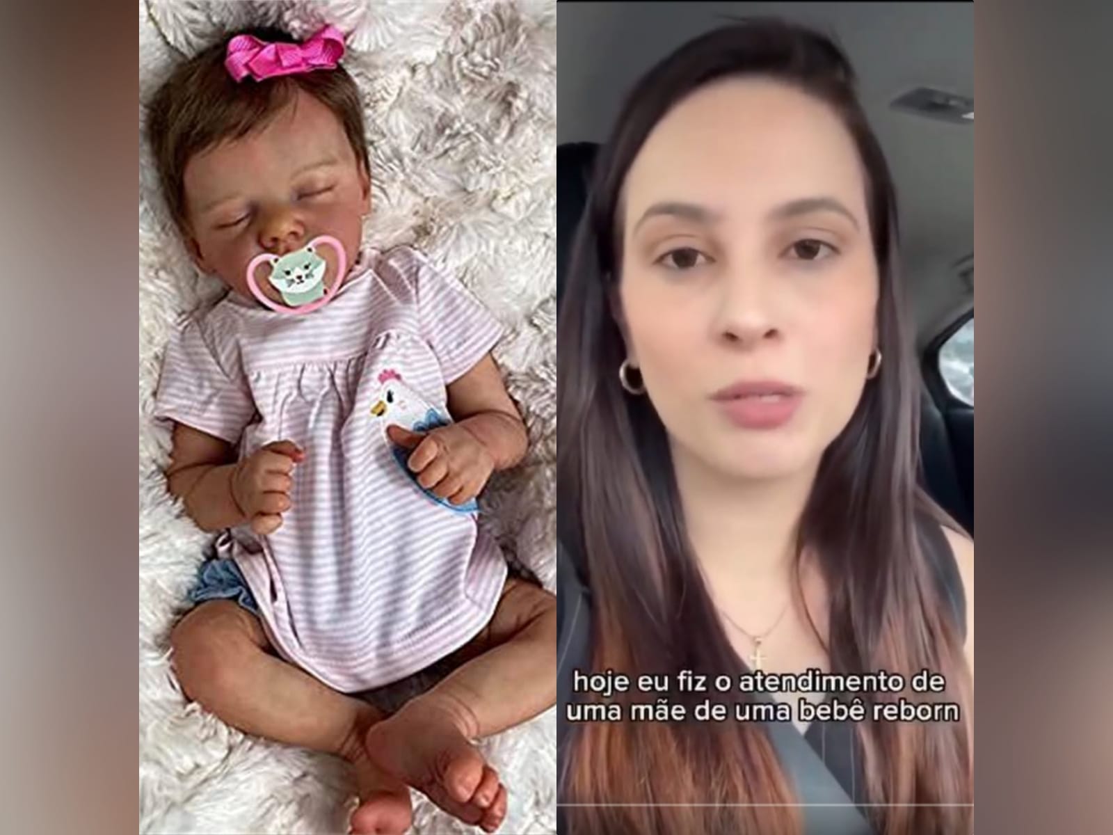Imagem - Vídeo: casal briga na justiça pela guarda de bebê reborn; relata advogada