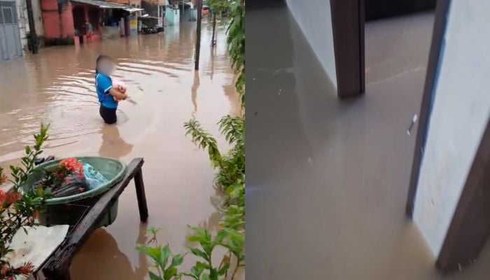 Imagem - Chuva intensa deixa vários pontos de alagamento em Belém; assista