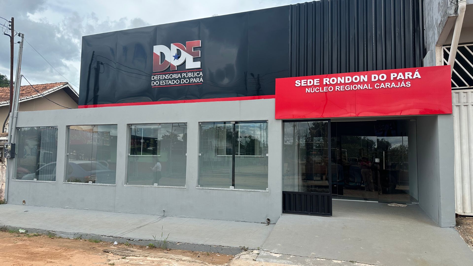 Nova sede da Defensoria Pública do Estado do Pará (DPE) em Rondon do Pará.