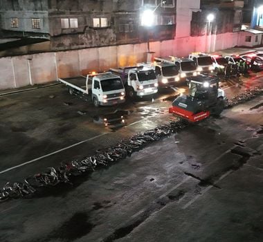 Imagem - Cerca de 1000 escapamentos de motocicletas adulterados são destruídos, em Belém; assista