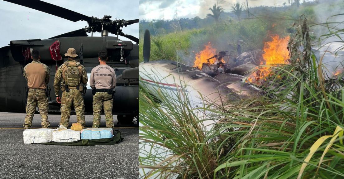 Imagem - PF e FAB interceptam aeronave em espaço aéreo brasileiro