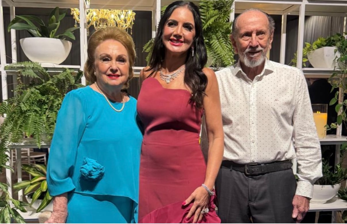 May e Domingos Acatauassu com Fadia 