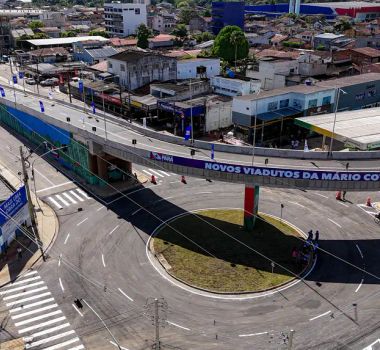 Imagem - Governo entrega viaduto entre Mário Covas e Avenida Três Corações, em Ananindeua