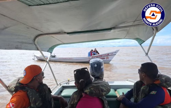 Imagem - Família desaparecida no rio Amazonas é encontrada com vida em Monte Alegre, no Pará