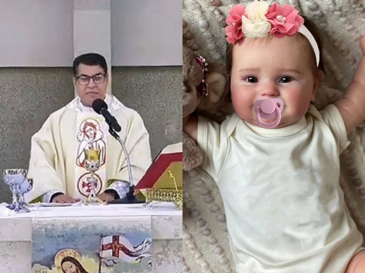 Padre se recusou a batizar brinquedos - 