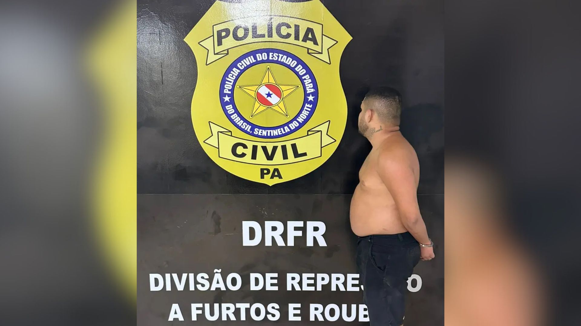 Suspeito preso após investigação da Polícia Civil.