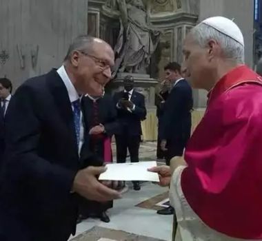 Imagem - Geraldo Alckmin encontra com papa Leão XIV e o convida para COP30 em Belém