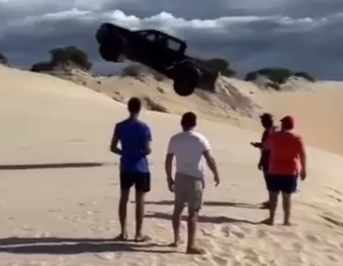 Manobra absurda nas dunas revolta autoridades em Aracati; assista