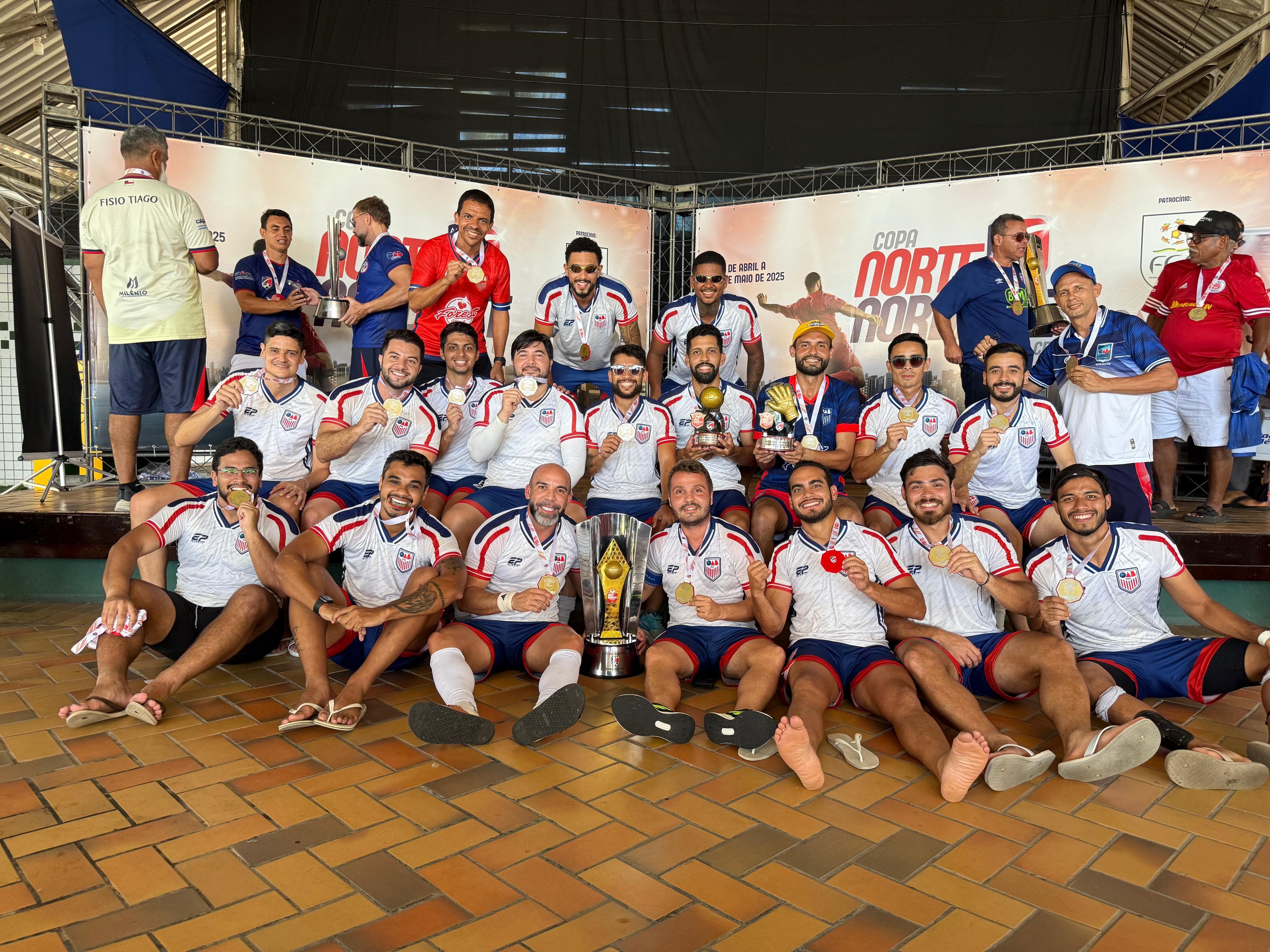 Seleção campeã em Fortaleza