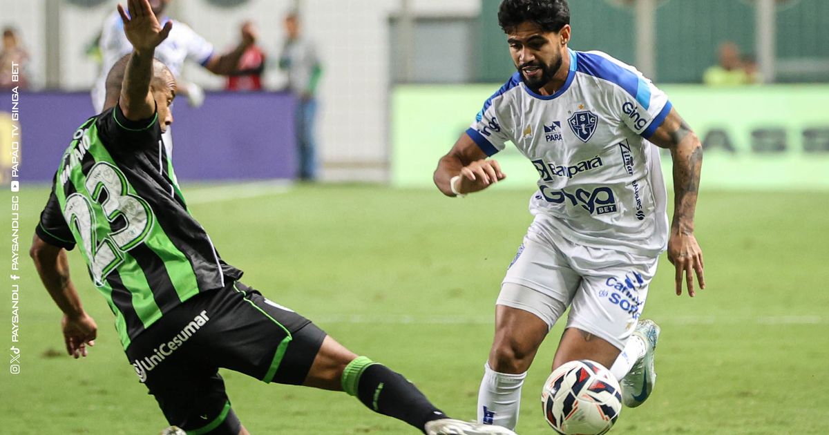 Bryan Borges em ação pelo Paysandu