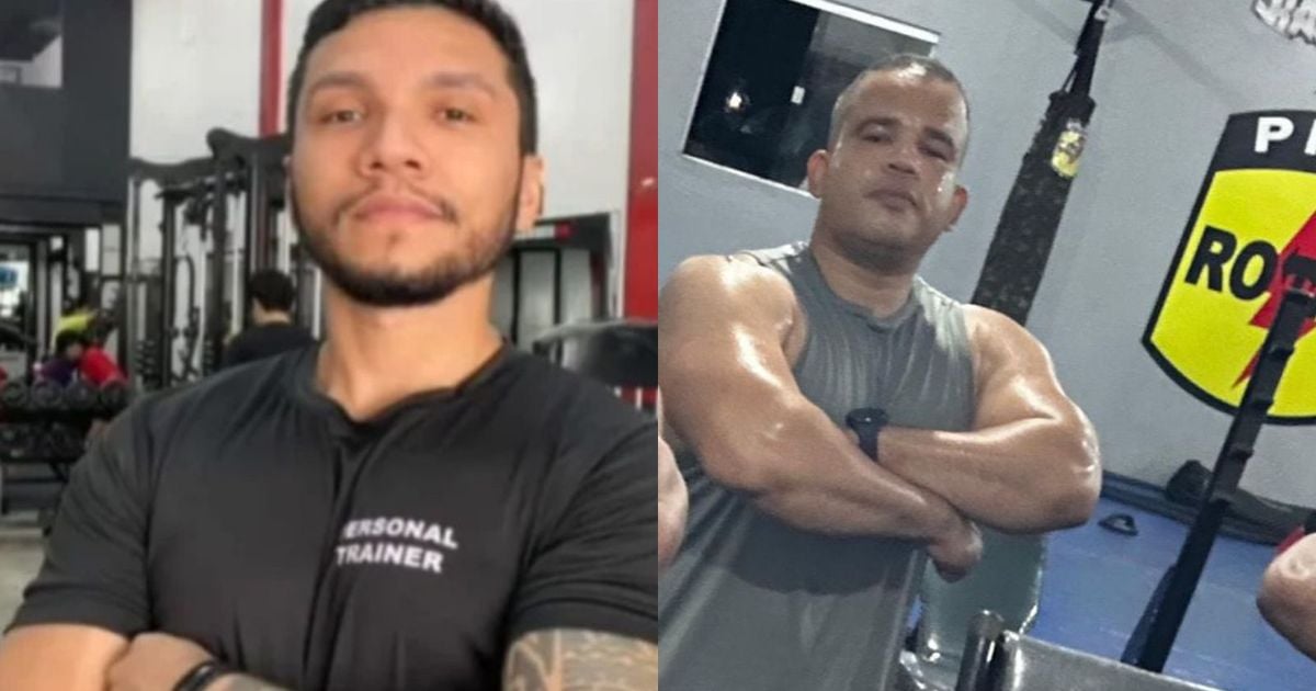 O professor de educação física Alberto Quintela e o policial militar Rodrigo Ferreira, mortos em Belém.