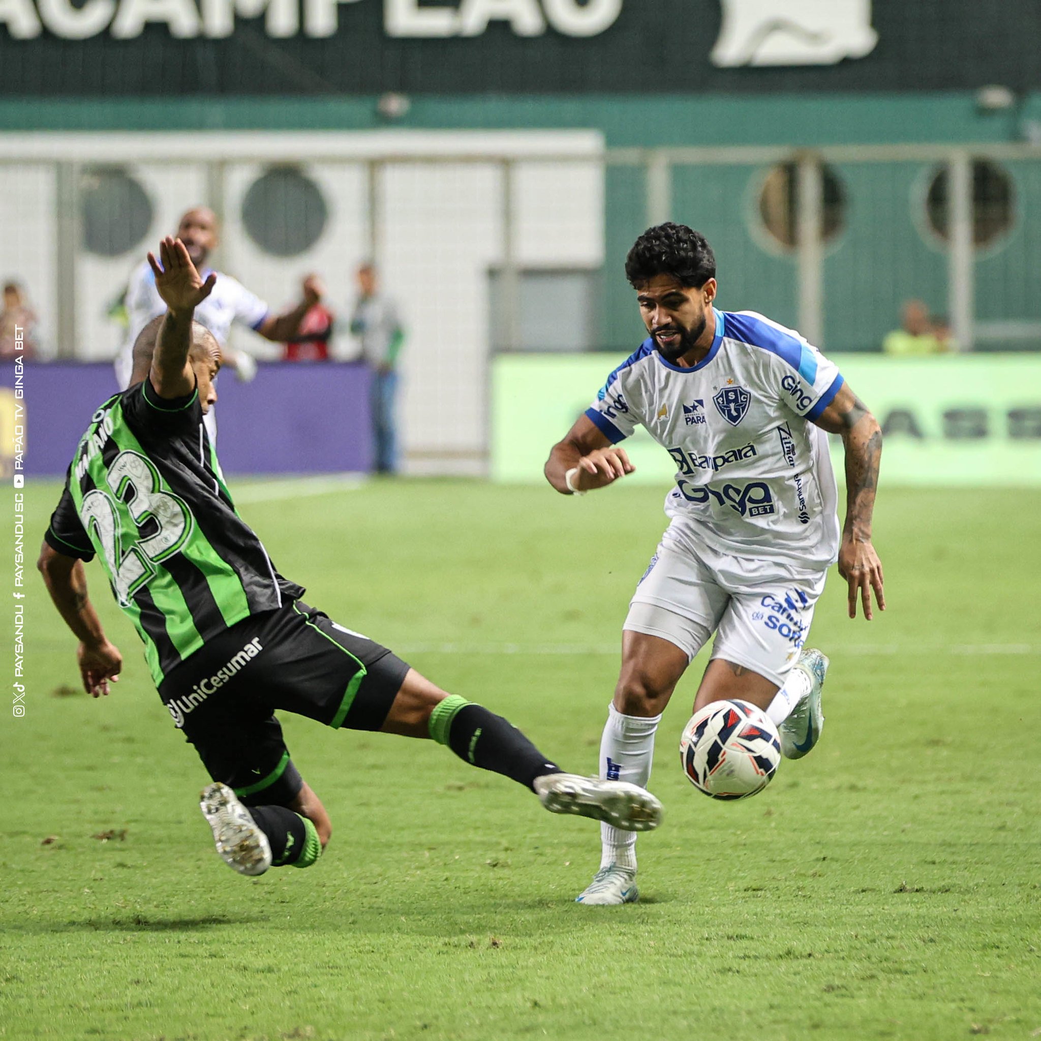 Bryan Borges em ação pelo Paysandu