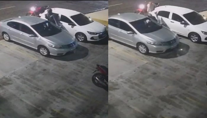 (Vídeo: câmeras registram momento em que personal e policial são mortos na Sacramenta)
