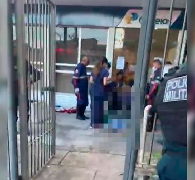 Imagem - Homem é baleado após briga; vítima foi socorrida e levada para o hospital