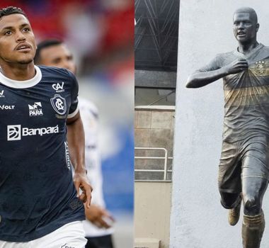 Imagem - Antes de ser artilheiro no Remo, Pedro Rocha já tinha virado estátua no Sul do país