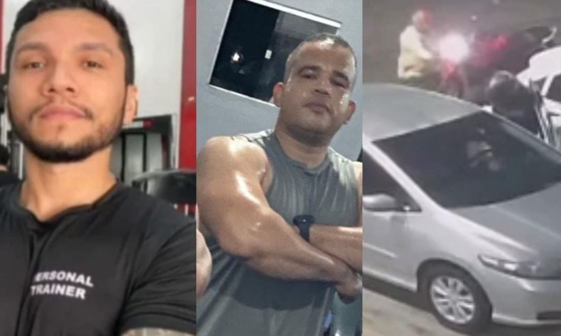 (Alberto Wilson dos Santos Quintela, personal trainer, Rodrigo Alves Ferreira, agente do Batalhão de Rondas Ostensivas Táticas (Rotam)  e o atirador.)
