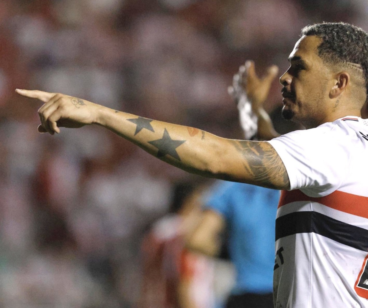 Luciano marcou um dos gols do Tricolor - 