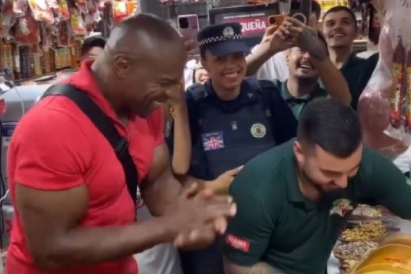 Imagem - Terry Crews, o Latrell de ‘As branquelas’, visita o Mercado de São Paulo; assista