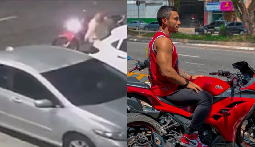 Um terceiro homem chegou ao local e atirou em direção ao policial e ao personal. Os dois morreram no local e o homem que fez os disparos fugiu.