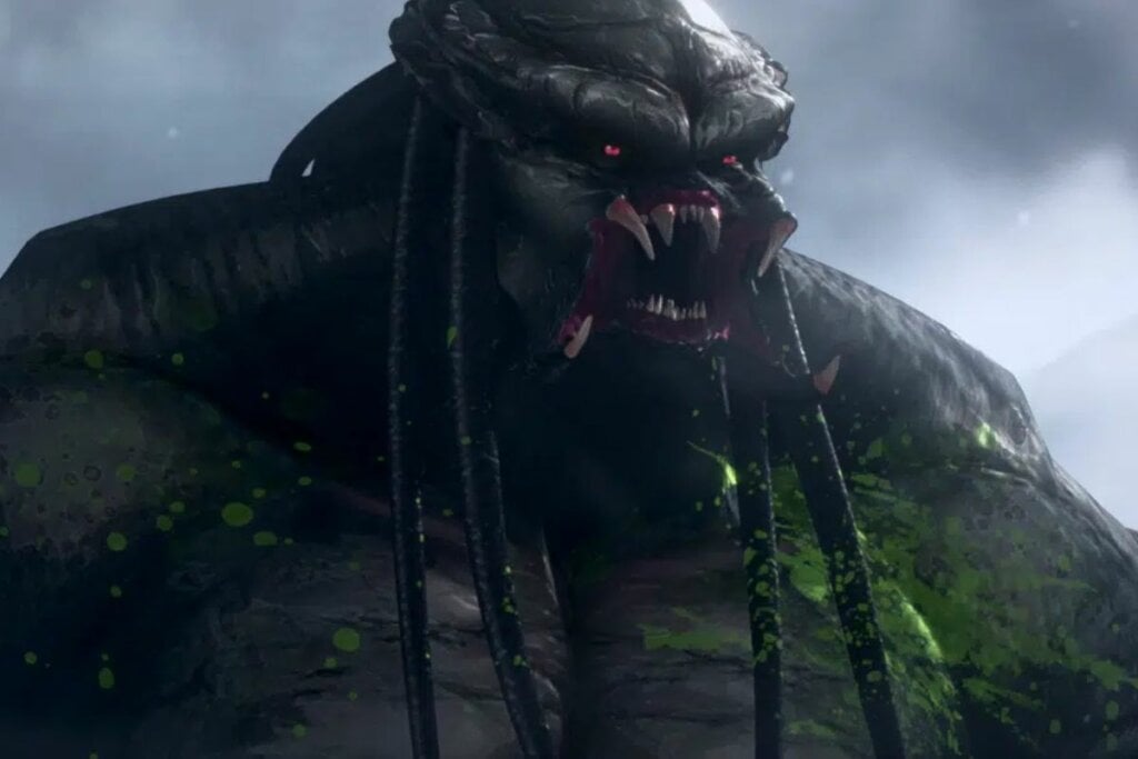 &#8220;Predador: Assassino de Assassino&#8221; acompanha três guerreiros poderosos enfrentando um inimigo perigoso e quase imbatível (Imagem: Reprodução digital |Hulu e 20th Century Studios)