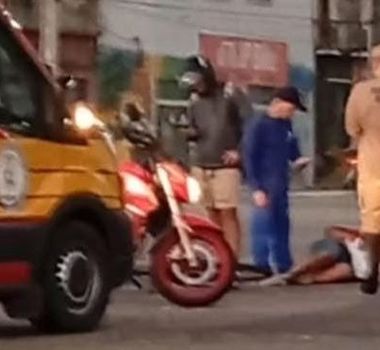 Imagem - Colisão entre moto e bicicleta deixa uma pessoa ferida em Belém
