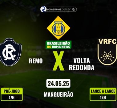 Imagem - Valendo primeiras posições, Remo enfrenta o Volta Redonda no Mangueirão
