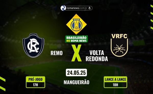 Valendo primeiras posições, Remo enfrenta o Volta Redonda no Mangueirão