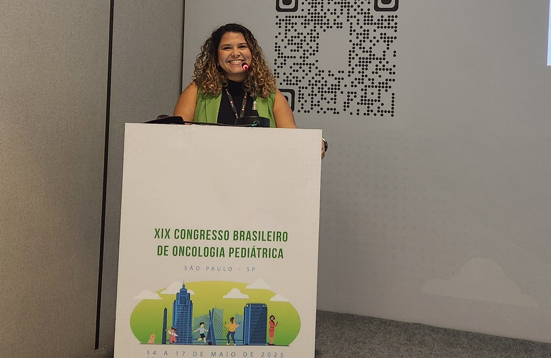Dra. Karoline Silva, coordenadora da Oncologia Pediátrica do Hospital Oncológico Infantil Octávio Lobo