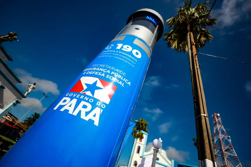 Imagem - Governo instala totem de monitoramento em Bragança e vai construir Batalhão da PM