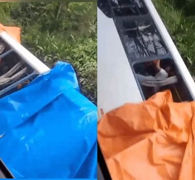 Imagem - Vídeo: ônibus escolar cai em igarapé e deixa estudantes feridos no Pará