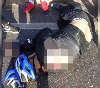 Imagem - Vídeo: acidente deixa um ciclista ferido na ponte da Alça Viária, no Pará