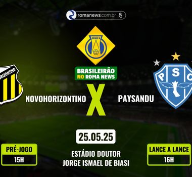 Imagem - Paysandu visita o Novorizontino pela Série B; acompanhe