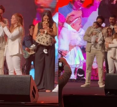 Imagem - Após susto com a saúde do filho, Viih Tube e Eliezer o apresentam na igreja: 'foi um livramento'