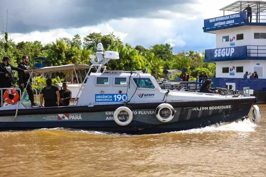 Imagem - Bases fluviais ajudam Pará a apreender 1,7 tonelada de drogas em cinco meses