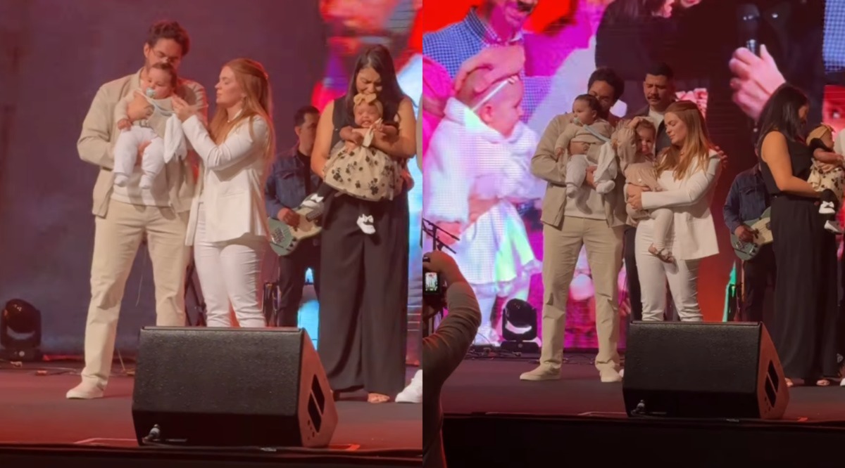 Imagem - Após susto com a saúde do filho, Viih Tube e Eliezer o apresentam na igreja: 'foi um livramento'