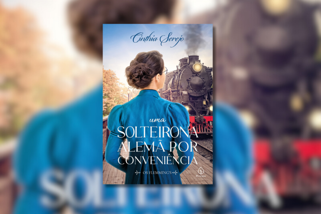 Em &#8220;Uma solteirona alemã por conveniência&#8221;, Emma vê sua vida mudar com a chegada de Maximilian Flemming (Imagem: Reprodução digital | Editora Principis)