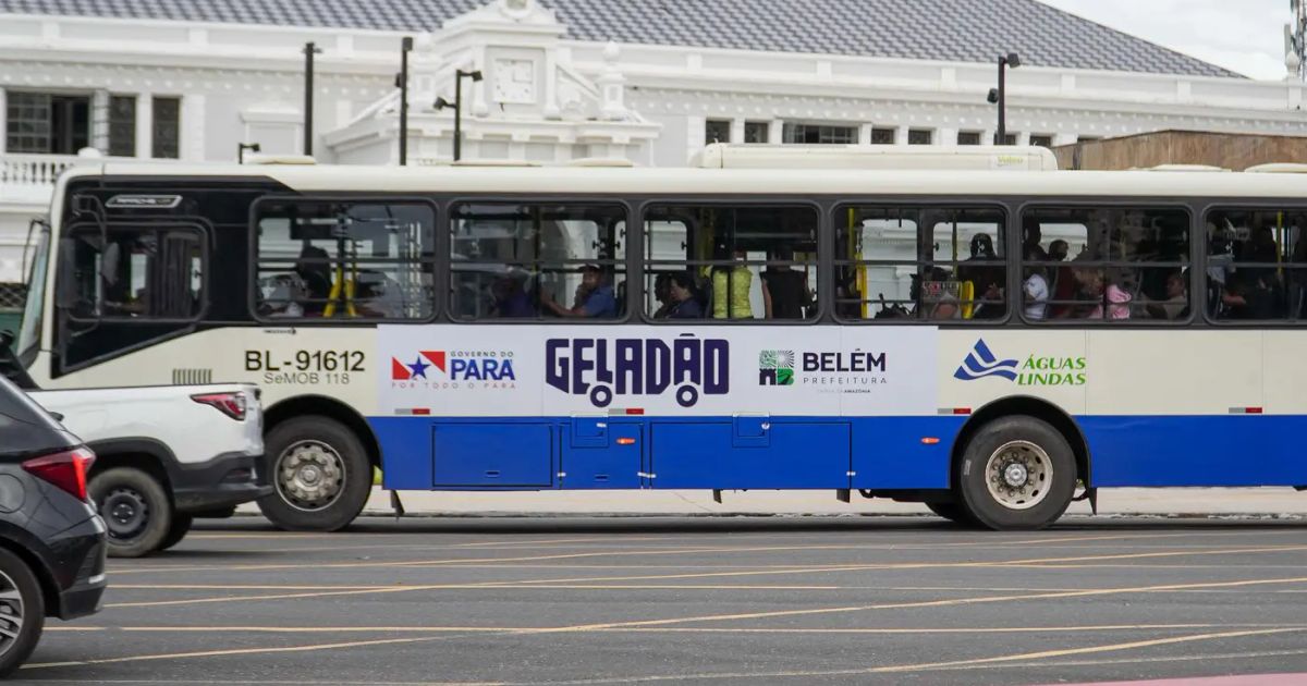 Geladão em frente ao Mercado de São Brás -