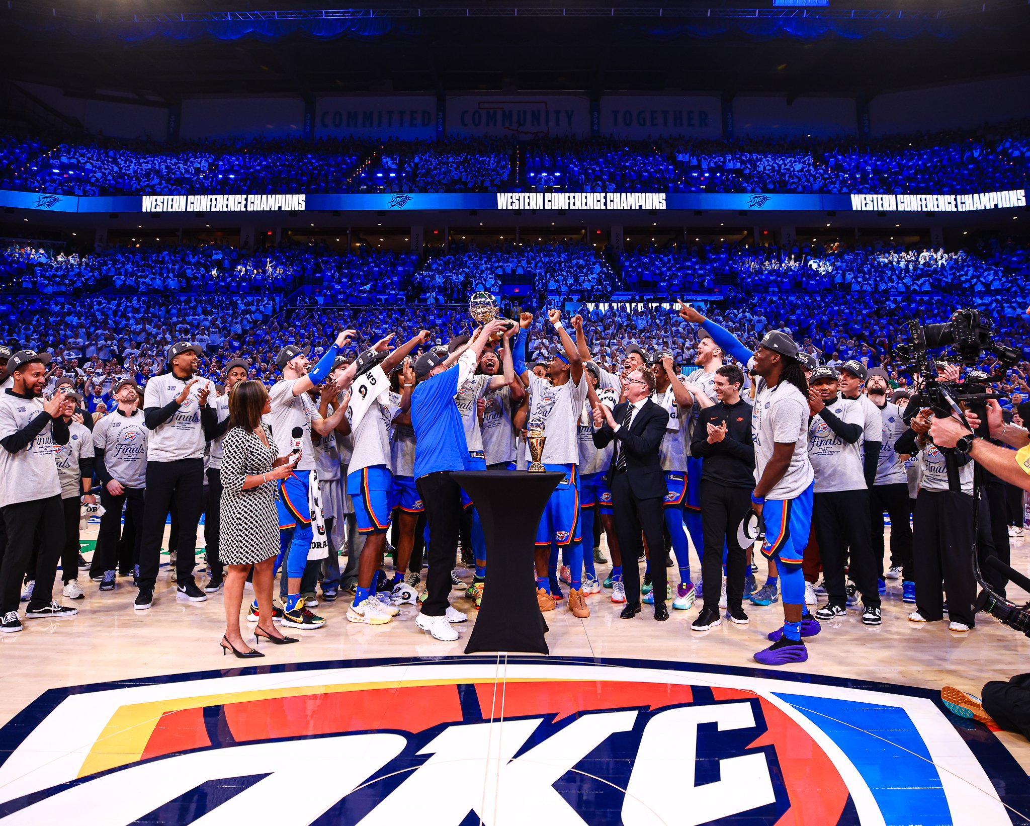 Imagem - Oklahoma avança à final da NBA após atropelar Timberwolves e conquistar a conferência Oeste