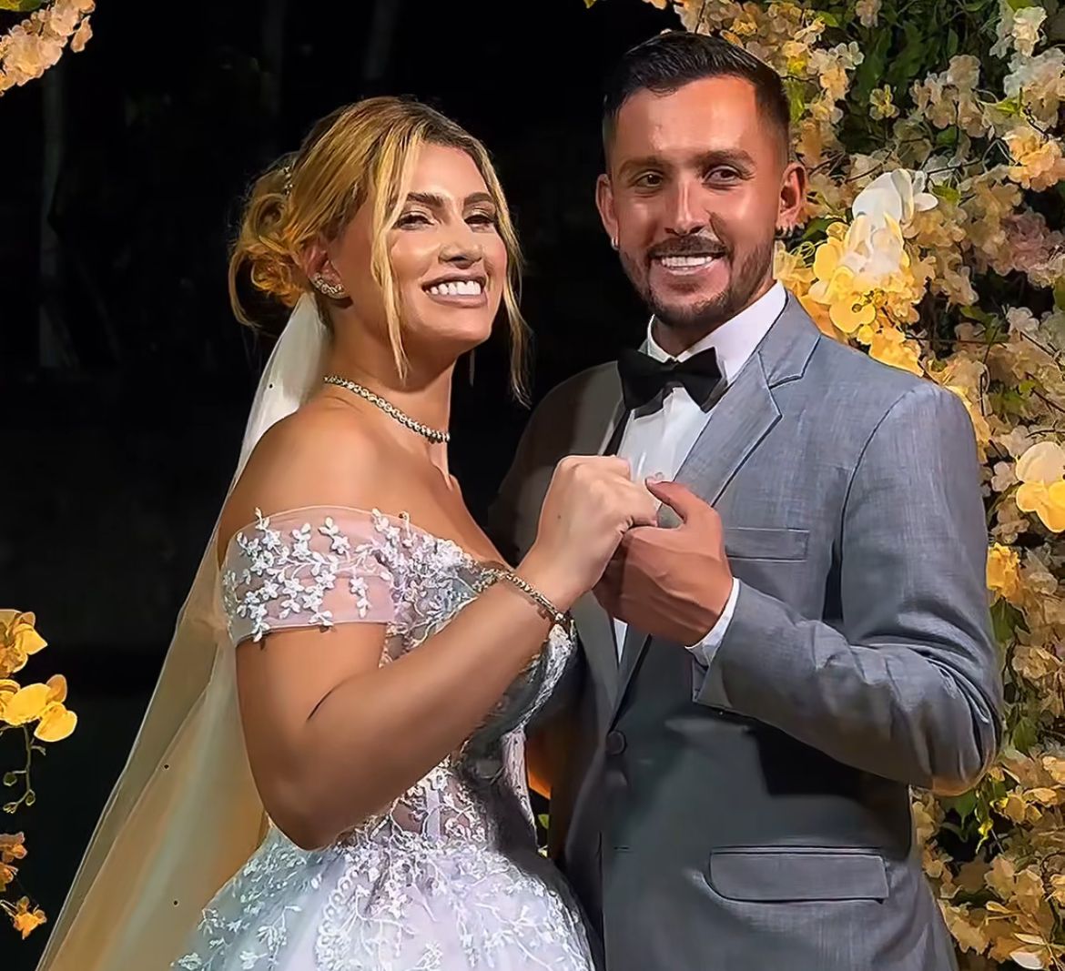 Imagem - Meia do Remo e musa do Paysandu se casam em Belém