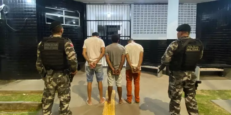Trio é preso com pistola raspada e drogas em Altamira