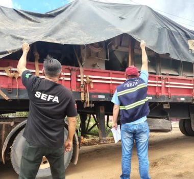 Imagem - Sefa apreende cachaça, bolas de moinho e máquinas sem nota fiscal no Pará